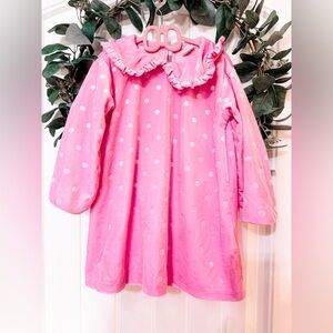 🔹 4/$25- H&M‎ Velour Polka Dot Collared Dress